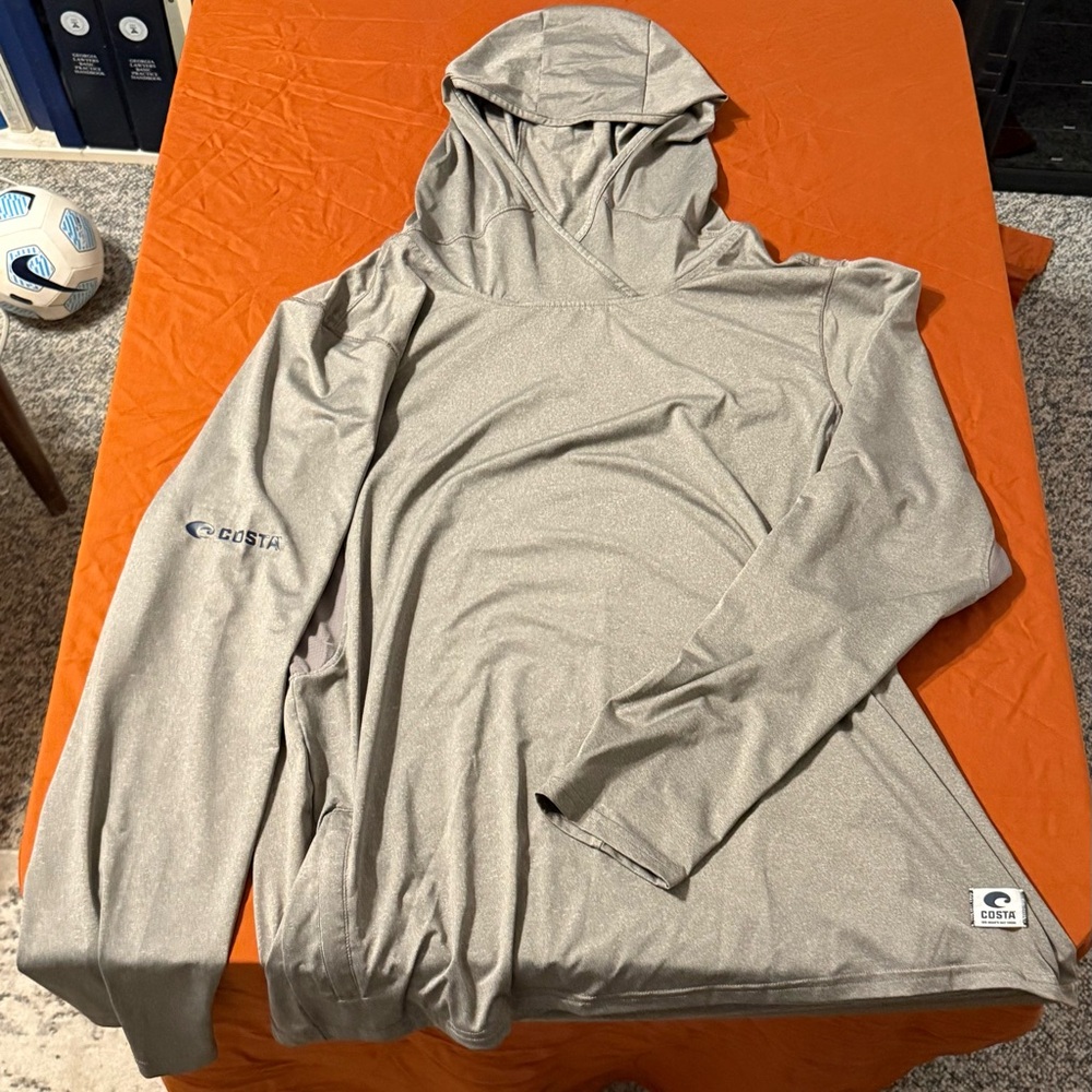 Costa Grey SPF Swim Hoodie